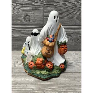 Prettique 1993 Halloween Itty Bitty Boo Figurine Lamp READ Ceramic Ghosts Cute